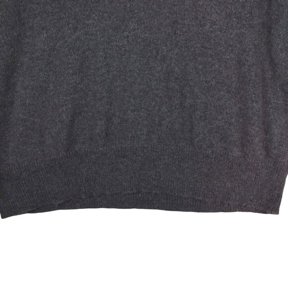 J.Crew Wool Blend Shawl Collar Sweater Men's Large Brown Cozy Minimalist Preppy - Picture 8 of 9